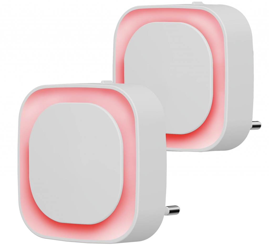 luz roja con enchufe 2 piezas Yunlex